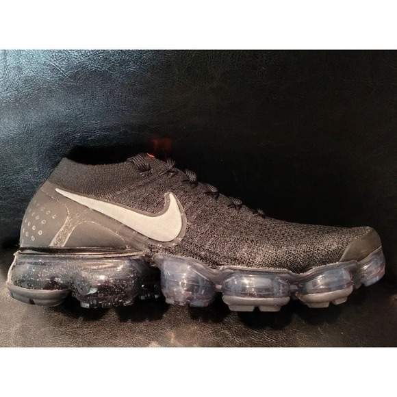 Nike Air VaporMax FlyKnit Gator ISPA Black Silver - Men- Size 7.5 - Brand New main image 2